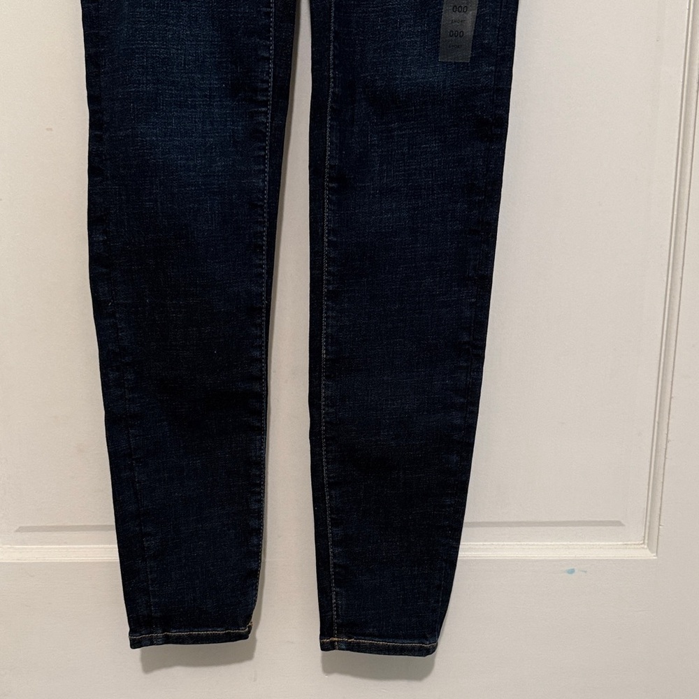 NWT American Eagle Next Level Stretch Jegging Shorts – Size 000 Shor – Dark Blue - Picture 3 of 7